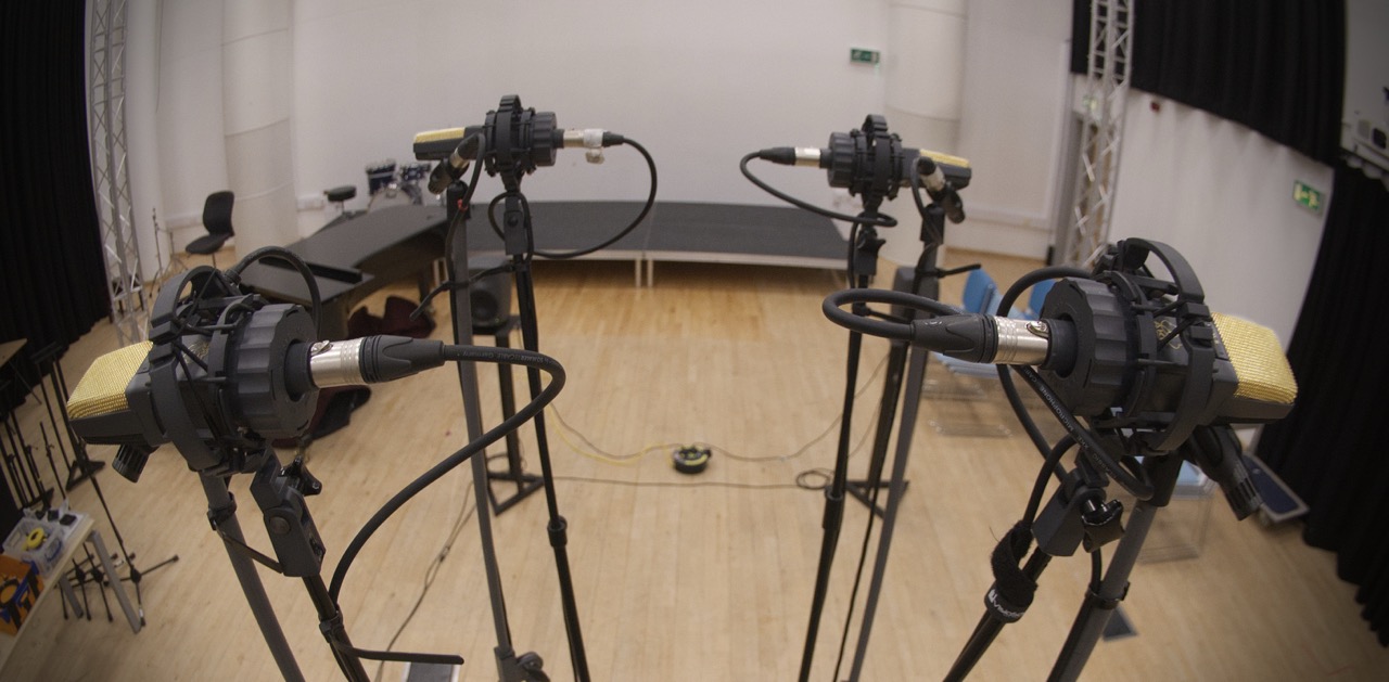 Phipps Hall microphone array seen from above
